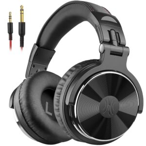 OneOdio Wired Over-Ear Headphones for Hello-Res Studio Monitoring & Mixing – DJ Stereo Headsets with 50mm Drivers and 1/4 to three.5mm Jack for Amplifier, Laptop, Recording,…