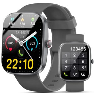 Smartwatch 1.91” for Males and Ladies – Make/Obtain Calls, Health Tracker with Over 100 Sport Modes, IP68 Waterproof, Coronary heart Fee, Sleep, and SpO2 Monitor, Pedometer, and Exercise…