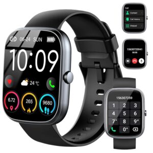 Smartwatch for Males and Ladies (Name Performance), 1.91″ Health Exercise Tracker, Over 112 Sports activities Modes, Step Counter, Calorie/Coronary heart Charge/SPO2/Sleep Monitoring, IP68 Waterproof